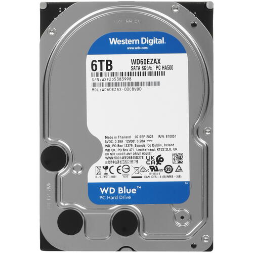 Купить 6 ТБ Жесткий диск WD Blue [WD60EZAX]  5430910. Характеристики, отзывы и цены в Донецке