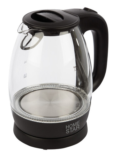 Купить Электрочайник Homestar HS-1012 черный  8145310. Характеристики, отзывы и цены в Донецке