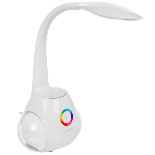 Купить Настольный светильник DASWERK 238328 белый  9171566. Характеристики, отзывы и цены в Донецке