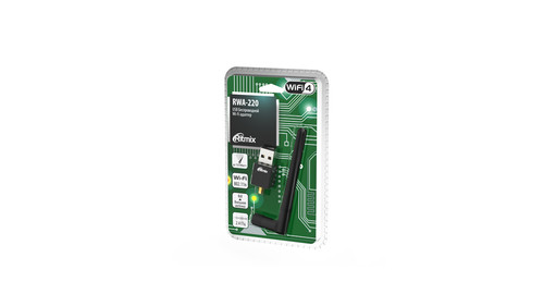 Купить Wi-Fi адаптер RITMIX RWA-220  5366598. Характеристики, отзывы и цены в Донецке