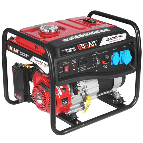 Купить Электрогенератор   бензиновый Brait GB4000S PRO  9230899. Характеристики, отзывы и цены в Донецке