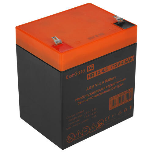 Купить Аккумуляторная батарея для ИБП ExeGate HR 12-4.5  8187560. Характеристики, отзывы и цены в Донецке