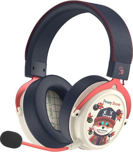 Купить Беспроводные/проводные наушники A4Tech Bloody MR595 бежевый 2024  5636644. Характеристики, отзывы и цены в Донецке