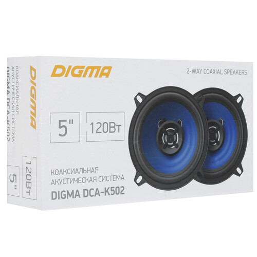 Купить Коаксиальная акустическая система Digma DCA-K502  1159120. Характеристики, отзывы и цены в Донецке