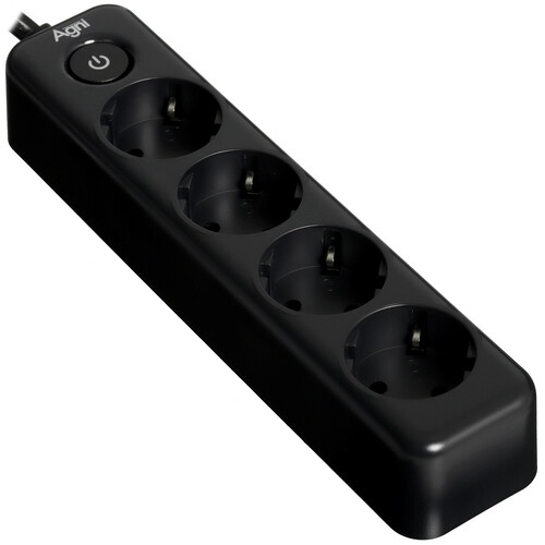 Купить Сетевой фильтр AGNI TP-FD4E черный  9289252. Характеристики, отзывы и цены в Донецке