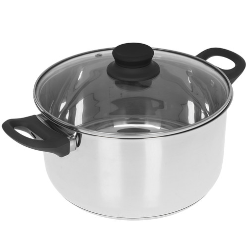Купить Кастрюля Appetite Polly HU14573 5.7 л 24 см серый  9294709. Характеристики, отзывы и цены в Донецке