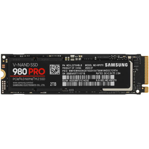 Купить 2000 ГБ M.2 NVMe накопитель Samsung 980 PRO [MZ-V8P2T0BW]  5064946. Характеристики, отзывы и цены в Донецке