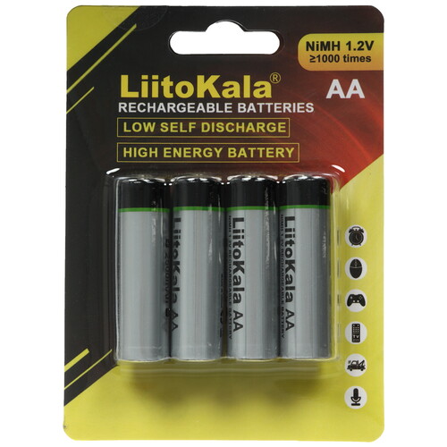 Купить Аккумулятор LiitoKala AA 2500mAh 2500 мА*ч  9212328. Характеристики, отзывы и цены в Донецке