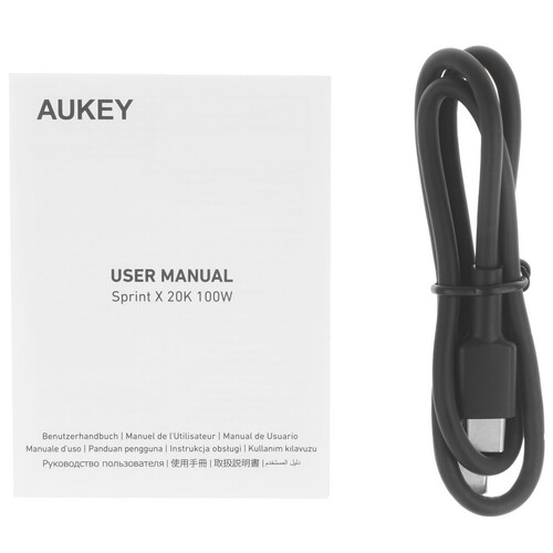 Купить Портативный аккумулятор Aukey PB-Y44 серый  5600105. Характеристики, отзывы и цены в Донецке