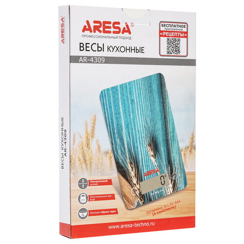 Купить Кухонные весы ARESA AR-4309 разноцветный  8192336. Характеристики, отзывы и цены в Донецке