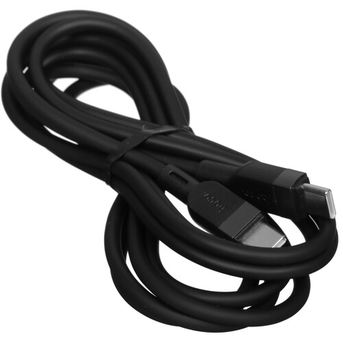 Купить Кабель круглый Hoco USB Type-C - USB Type-C черный 2 м  5603638. Характеристики, отзывы и цены в Донецке