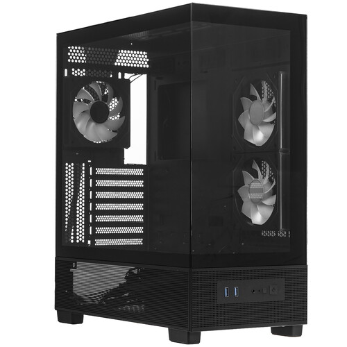 Купить Корпус XASTRA Q500 3ARGB-C10 [Q500-3FM12A-C10] черный  9314189. Характеристики, отзывы и цены в Донецке