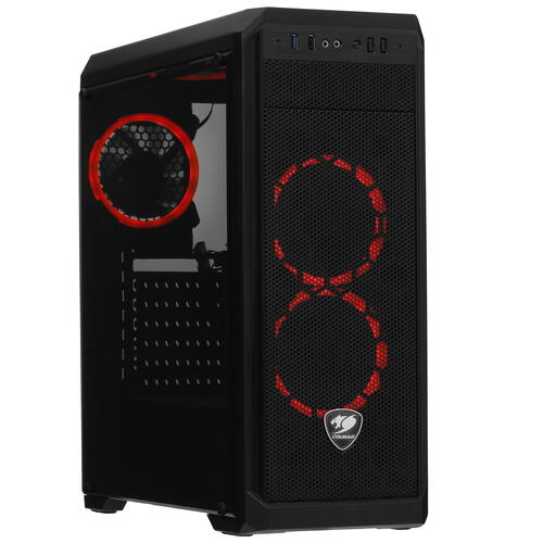 Купить Корпус Cougar MX330-F  черный  5091452. Характеристики, отзывы и цены в Донецке