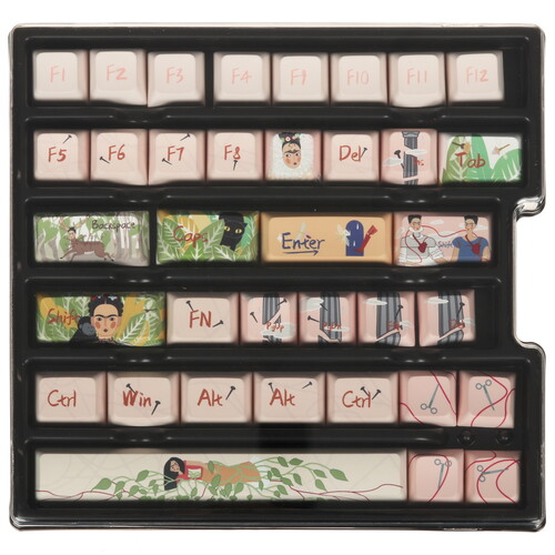 Купить Кейкапы для клавиатуры Varmilo Frida [083K-110Fr-R-V/M]  5621055. Характеристики, отзывы и цены в Донецке