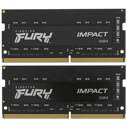 Купить Оперативная память SODIMM Kingston FURY Impact [KF432S20IBK2/32] 32 ГБ  5053747. Характеристики, отзывы и цены в Донецке