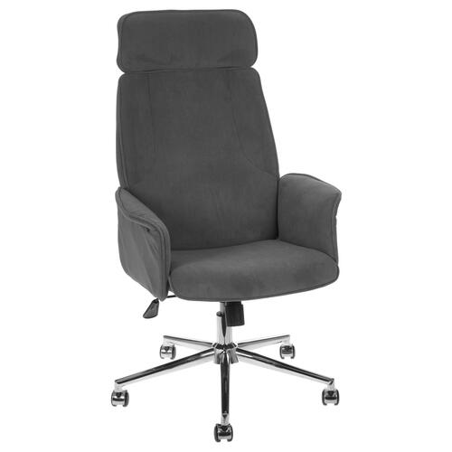 Купить Кресло офисное TetChair CHARM ФЛОК серый  4818335. Характеристики, отзывы и цены в Донецке