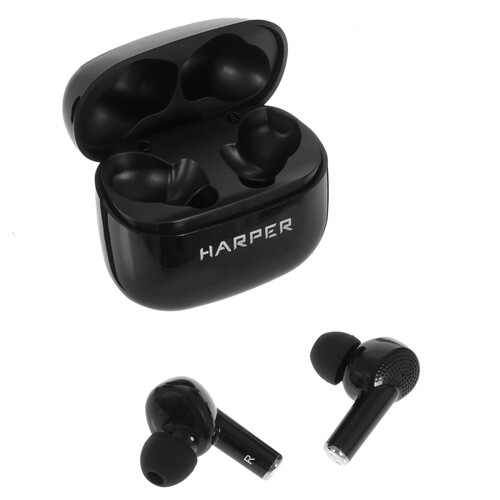 Купить Наушники TWS Harper HB-527 черный  4883606. Характеристики, отзывы и цены в Донецке