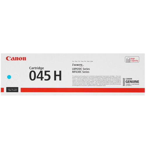 Купить Картридж лазерный Canon 045H голубой, с чипом  1327294. Характеристики, отзывы и цены в Донецке