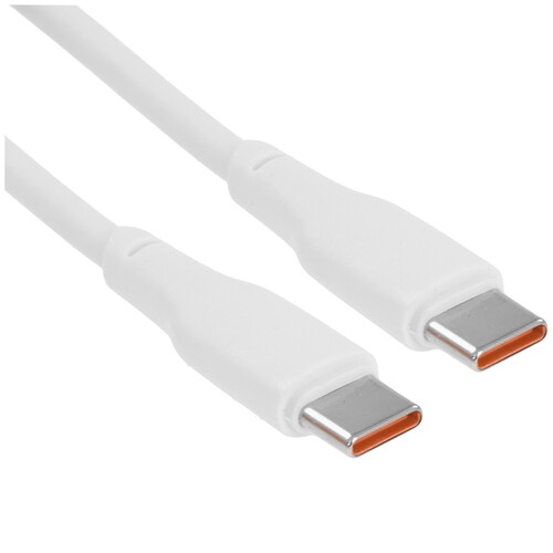 Купить Кабель круглый Hoco USB Type-C - USB Type-C белый 2 м  9244484. Характеристики, отзывы и цены в Донецке