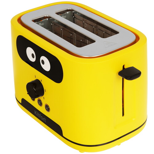 Купить Тостер Kitfort КТ-4093-1 желтый  9002796. Характеристики, отзывы и цены в Донецке
