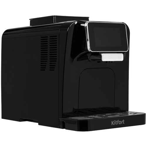 Купить Кофемашина автоматическая Kitfort КТ-7424 черный  9196426. Характеристики, отзывы и цены в Донецке