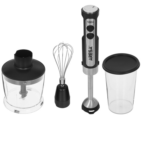 Купить Блендер погружной ARESA AR-1127 черный  9302814. Характеристики, отзывы и цены в Донецке