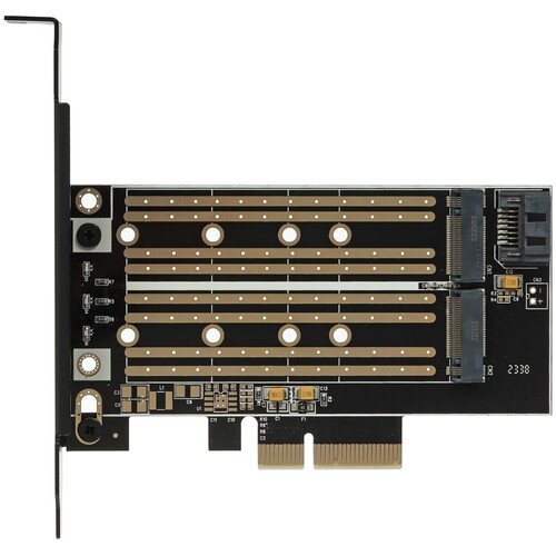 Купить Внутренний адаптер для накопителя Gembird MF-PCIE-NVME-SATA  9196441. Характеристики, отзывы и цены в Донецке