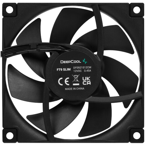 Купить Вентилятор DEEPCOOL FT9 SLIM [R-FT9SLIM-BKWPN1-G]  5454010. Характеристики, отзывы и цены в Донецке