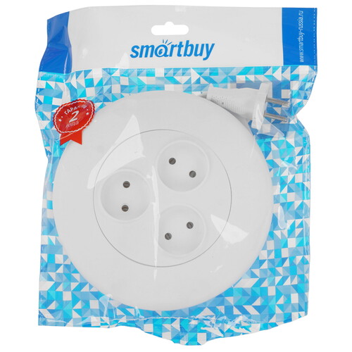 Купить Удлинитель Smartbuy SBE-10-3-03-W белый  9192886. Характеристики, отзывы и цены в Донецке
