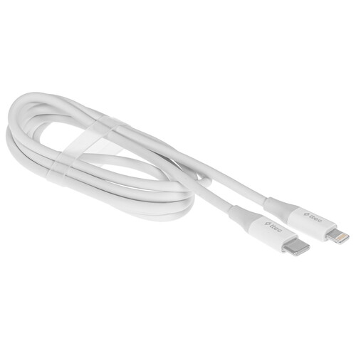 Купить Кабель круглый TTEC Lightning 8-pin - USB Type-C белый 1.5 м  9202645. Характеристики, отзывы и цены в Донецке