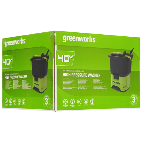 Купить Мойка высокого давления GreenWorks GDC40 40V , Без АКБ , Без ЗУ  5625992. Характеристики, отзывы и цены в Донецке