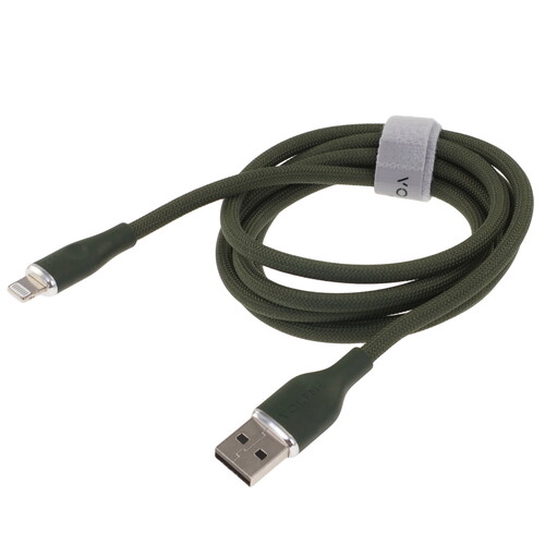 Купить Кабель круглый VOLTME Lightning 8-pin - USB 2.0 Type-A зеленый 1.2 м  9210953. Характеристики, отзывы и цены в Донецке