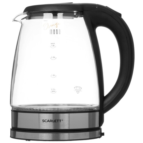 Купить Электрочайник Scarlett SC-EK27G36 черный  5354312. Характеристики, отзывы и цены в Донецке