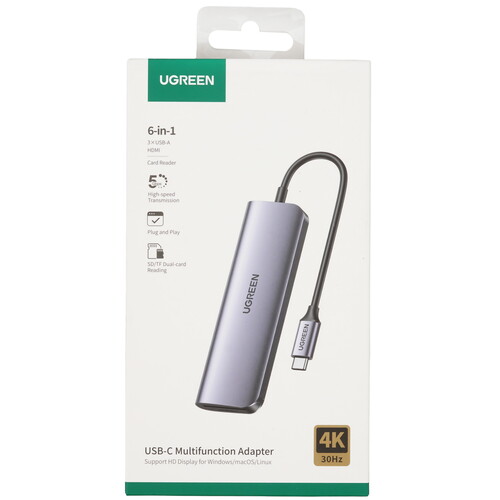 Купить Док-станция Ugreen CM195  9154986. Характеристики, отзывы и цены в Донецке