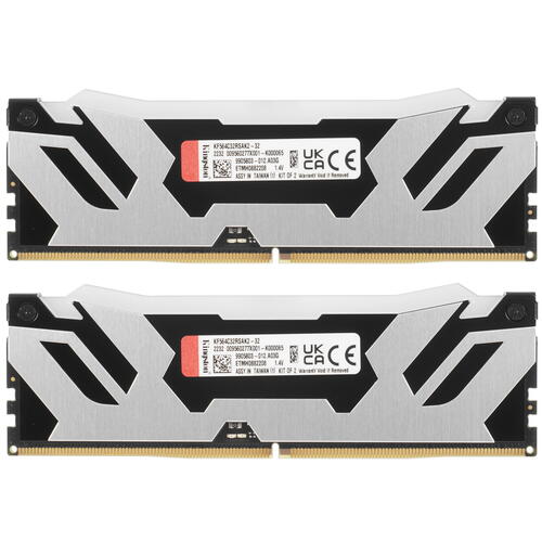 Купить Оперативная память Kingston FURY Renegade Silver RGB [KF564C32RSAK2-32] 32 ГБ  5058513. Характеристики, отзывы и цены в Донецке