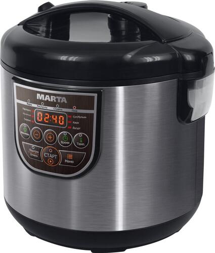 Купить Мультиварка MARTA MT-4324 CK2 серебристый  1204690. Характеристики, отзывы и цены в Донецке