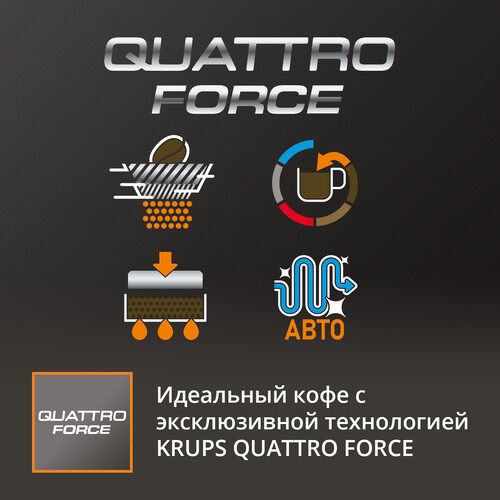 Купить Кофемашина автоматическая Krups EVIDENCE EA894T10 серебристый  9171800. Характеристики, отзывы и цены в Донецке