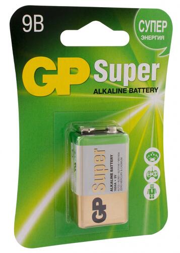 Купить Батарейка GP Super крона / крона (6LR61/6F22/CR-9V)  1135694. Характеристики, отзывы и цены в Донецке