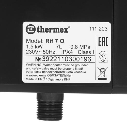 Купить Водонагреватель электрический Thermex Rif 7 O  9958382. Характеристики, отзывы и цены в Донецке