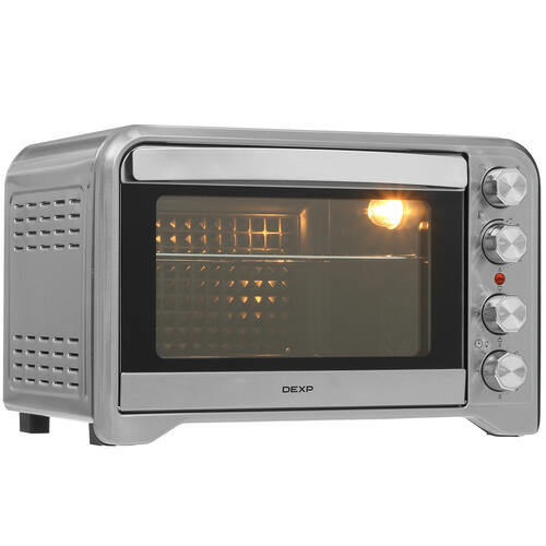 Купить Мини-печь DEXP VN-3000 SS серебристый  5417197. Характеристики, отзывы и цены в Донецке