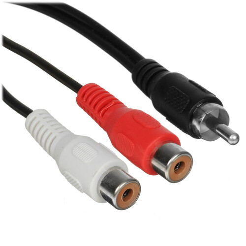 Купить Разветвитель   Telecom RCA - RCA x2 черный  5471368. Характеристики, отзывы и цены в Донецке