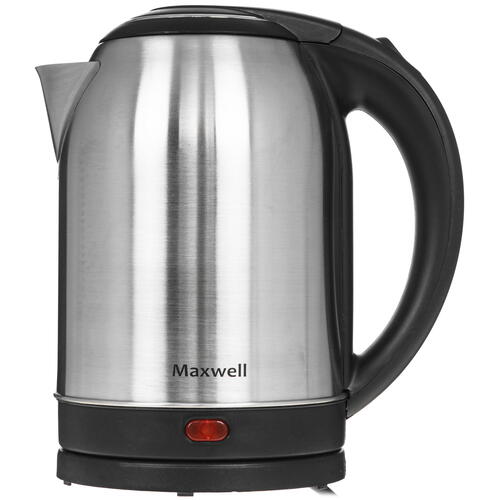 Купить Электрочайник Maxwell MW-1077(ST) серебристый  8117530. Характеристики, отзывы и цены в Донецке
