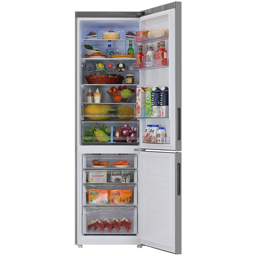 Купить Холодильник с морозильником   Haier C2F637CXRGU1 серебристый  5463933. Характеристики, отзывы и цены в Донецке