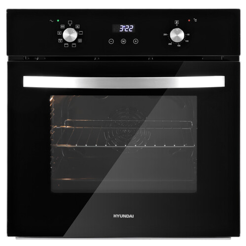 Купить Электрический духовой шкаф Hyundai HEO 6647 BG черный  5327579. Характеристики, отзывы и цены в Донецке