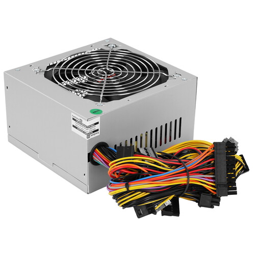 Купить Блок питания ExeGate UN550 [EX282069RUS-PC] серый  5354913. Характеристики, отзывы и цены в Донецке