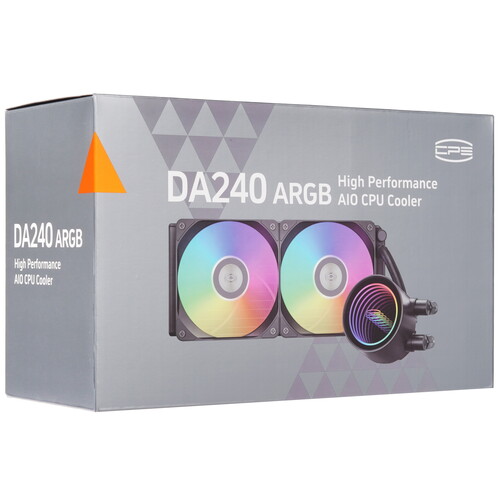 Купить Система охлаждения PCCooler DA240 ARGB черная  5611085. Характеристики, отзывы и цены в Донецке