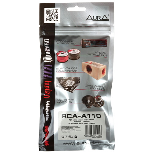 Купить Кабель межблочный AURA RCA-A110 MKII  5608274. Характеристики, отзывы и цены в Донецке