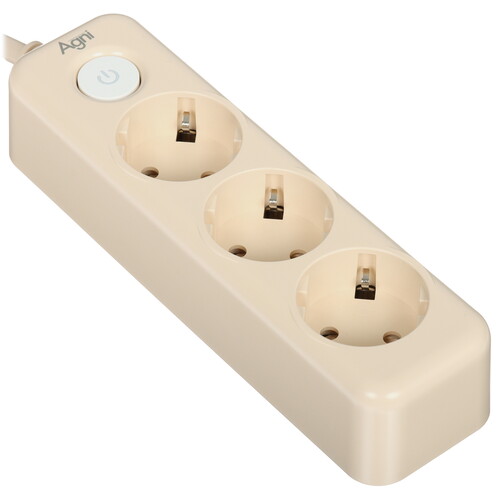 Купить Сетевой фильтр AGNI TP-FD3E бежевый  9289355. Характеристики, отзывы и цены в Донецке