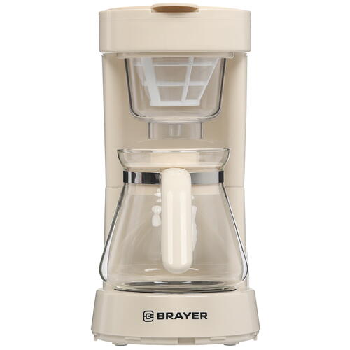 Купить Кофеварка капельная Brayer BR1123YE бежевый  9088338. Характеристики, отзывы и цены в Донецке