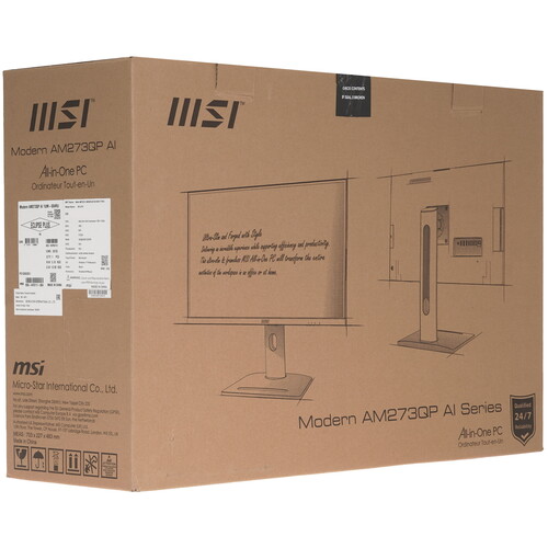 Купить 27" Моноблок MSI Modern AM273QP AI 1UM-004RU  5465445. Характеристики, отзывы и цены в Донецке